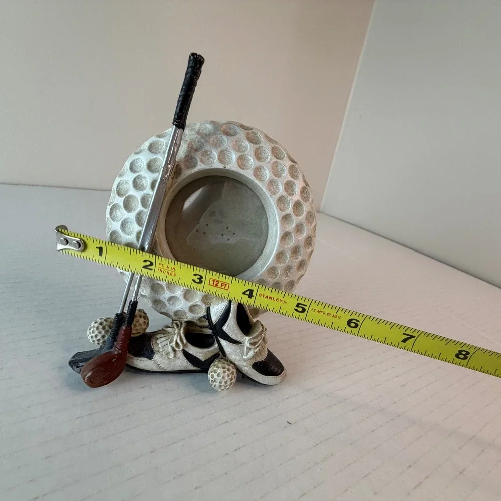 Golf Theme Picture Frame Round Holds 3